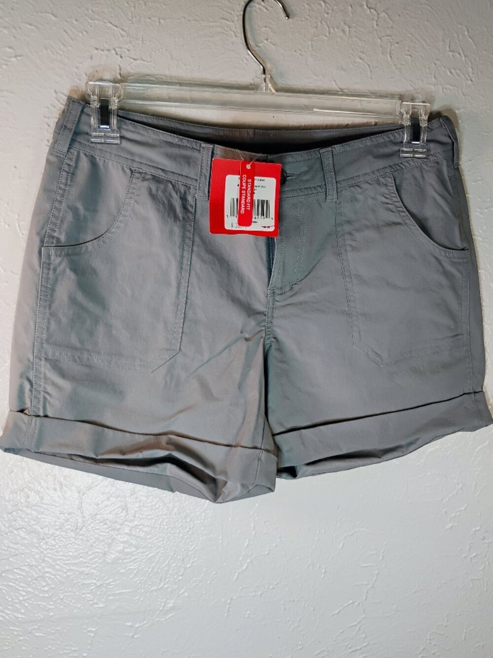 The North Face Light Grey "Mapleton" Shorts Size 8 Regular - NWT